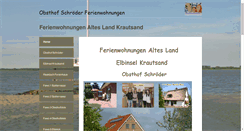 Desktop Screenshot of fewo-krautsand.de